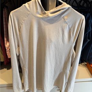 Cream lightweight lululemon Hooded Sweatshirt